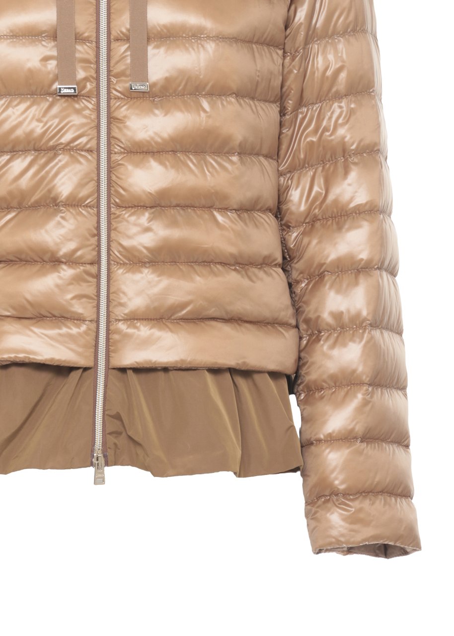 Herno Coats Marrone Beige