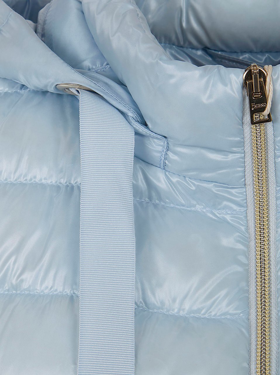 HERNO PADDED JACKET Lichtblauw