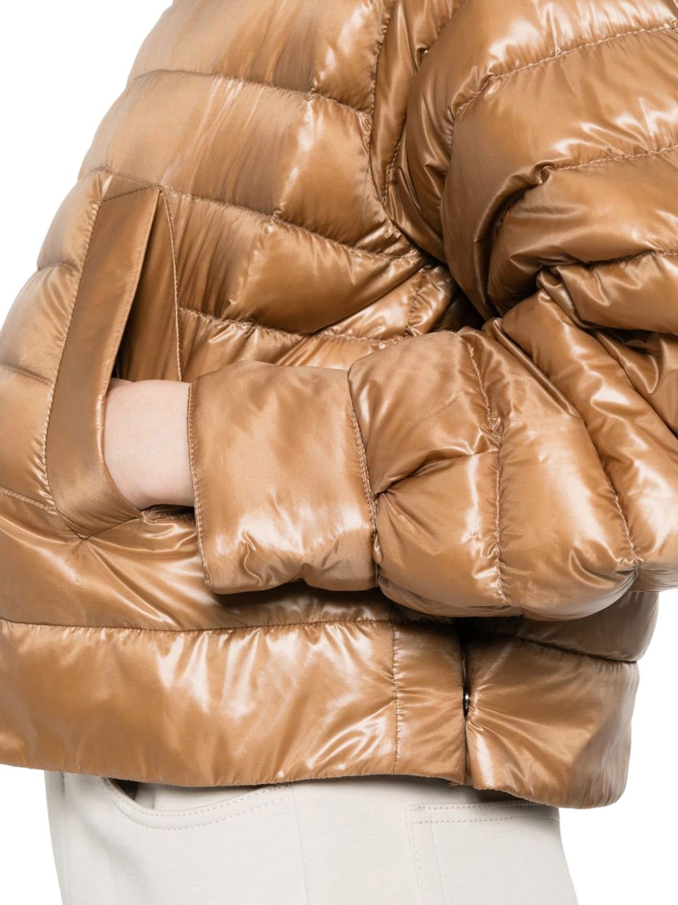 Herno Coats Camel Beige