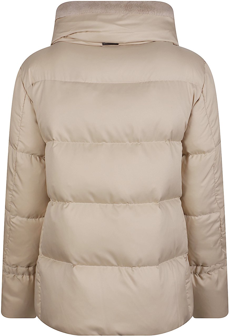 Herno Padded Down Jacket Nude Beige