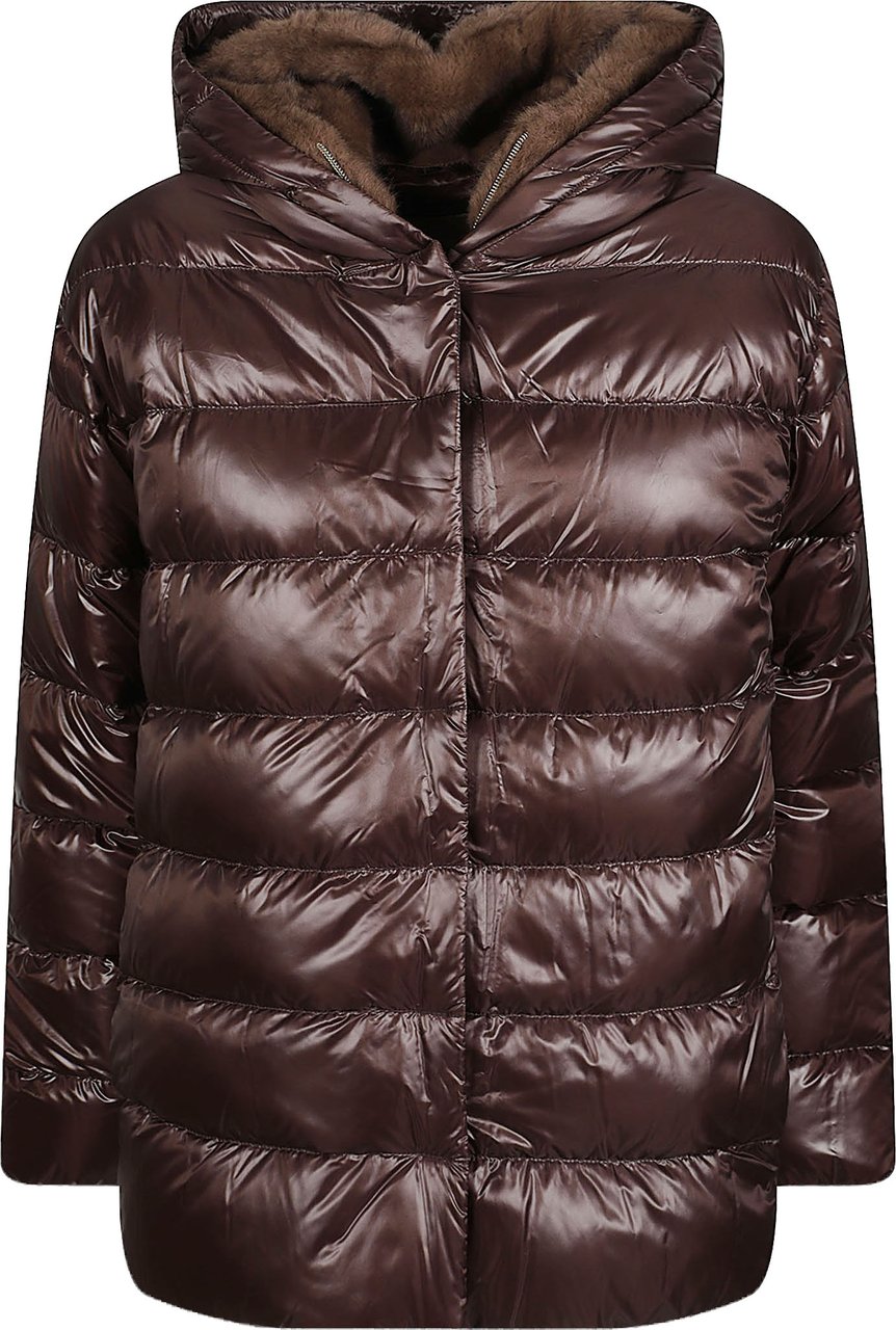 Herno Padded Down Jacket Brown Bruin