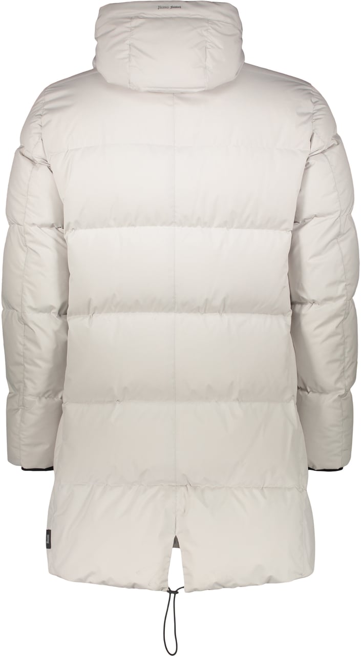 Herno Zip and snap button fastening down jacket Neutraal