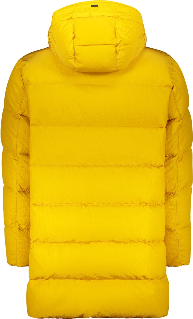 Herno Hooded down jacket Geel