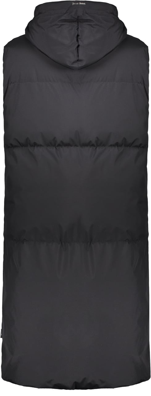 Herno Full zip down vest Zwart
