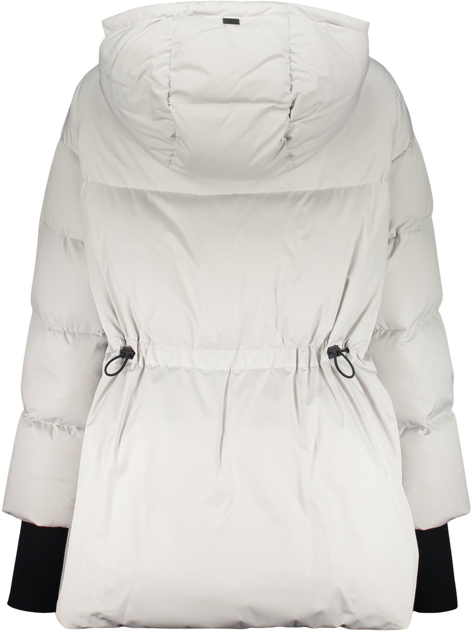 Herno Modern white puffer jacket with hood and zip Neutraal
