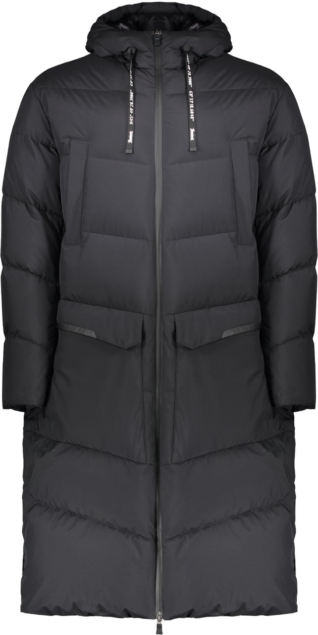 Herno Hooded down jacket Zwart