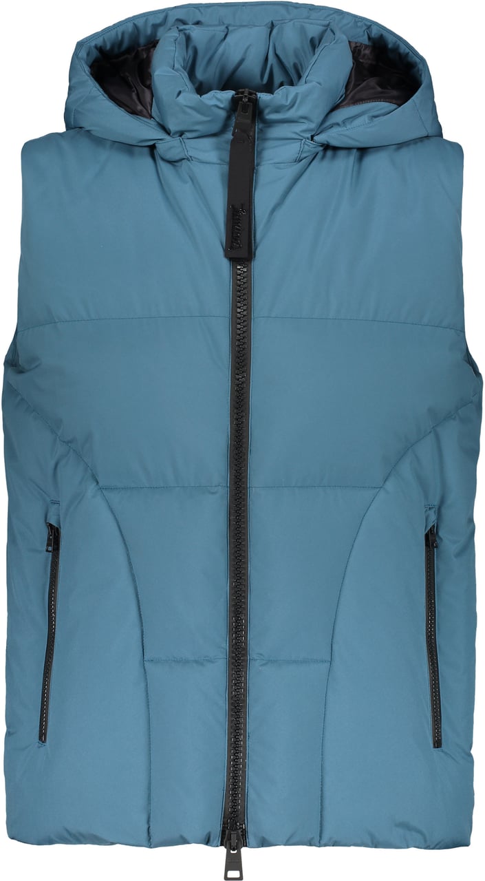 Herno Padded jacket with hood and pockets Blauw