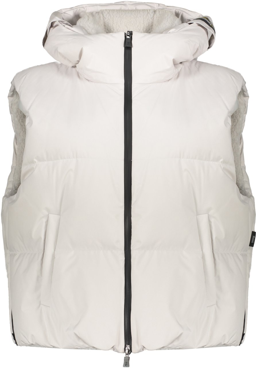 Herno Hooded bodywarmer Neutraal