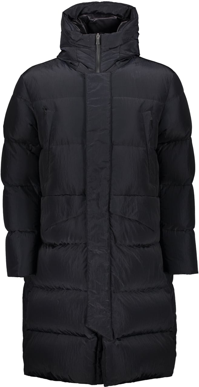 Herno Long down jacket Blauw