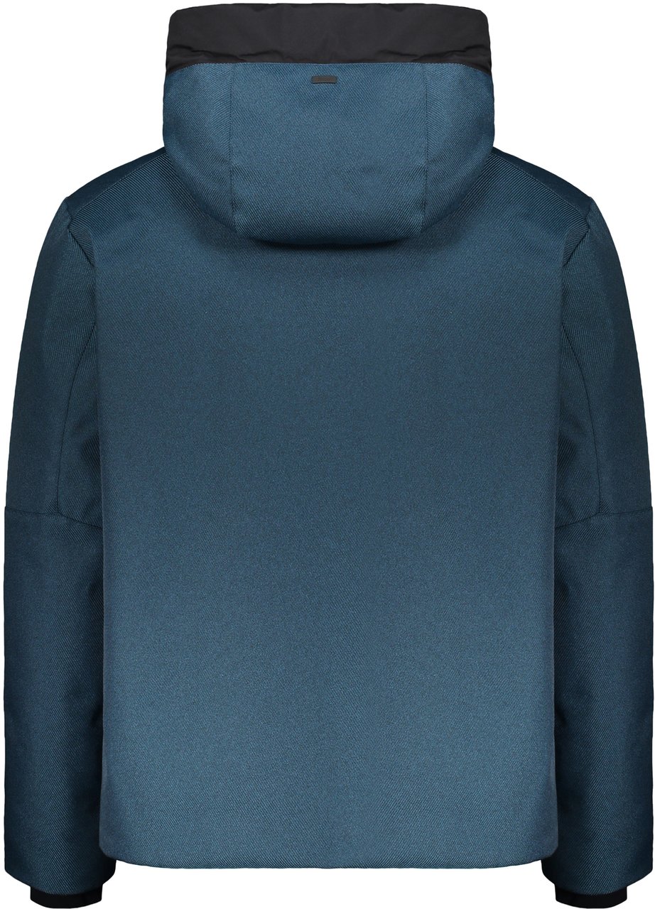 Herno Modern jacket with hood, secure pockets Blauw