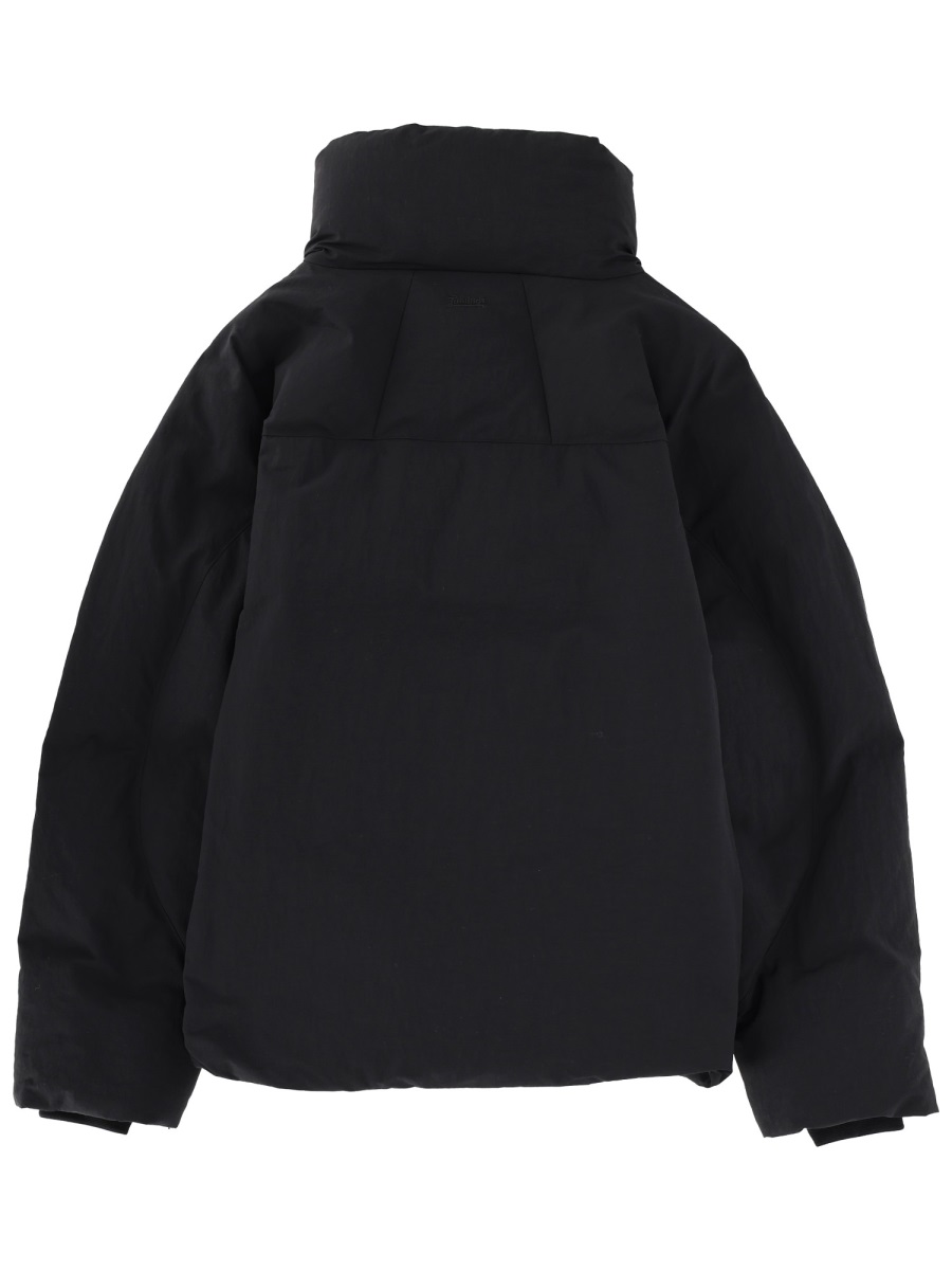 Herno Crinkle Metallic Silver Lining Jacket Zwart