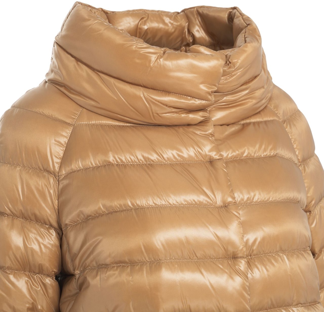 Herno Three-quarter sleeve down jacket Bruin