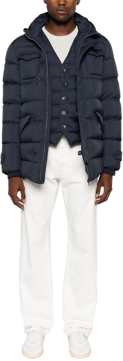 Herno Coats Blue Blauw