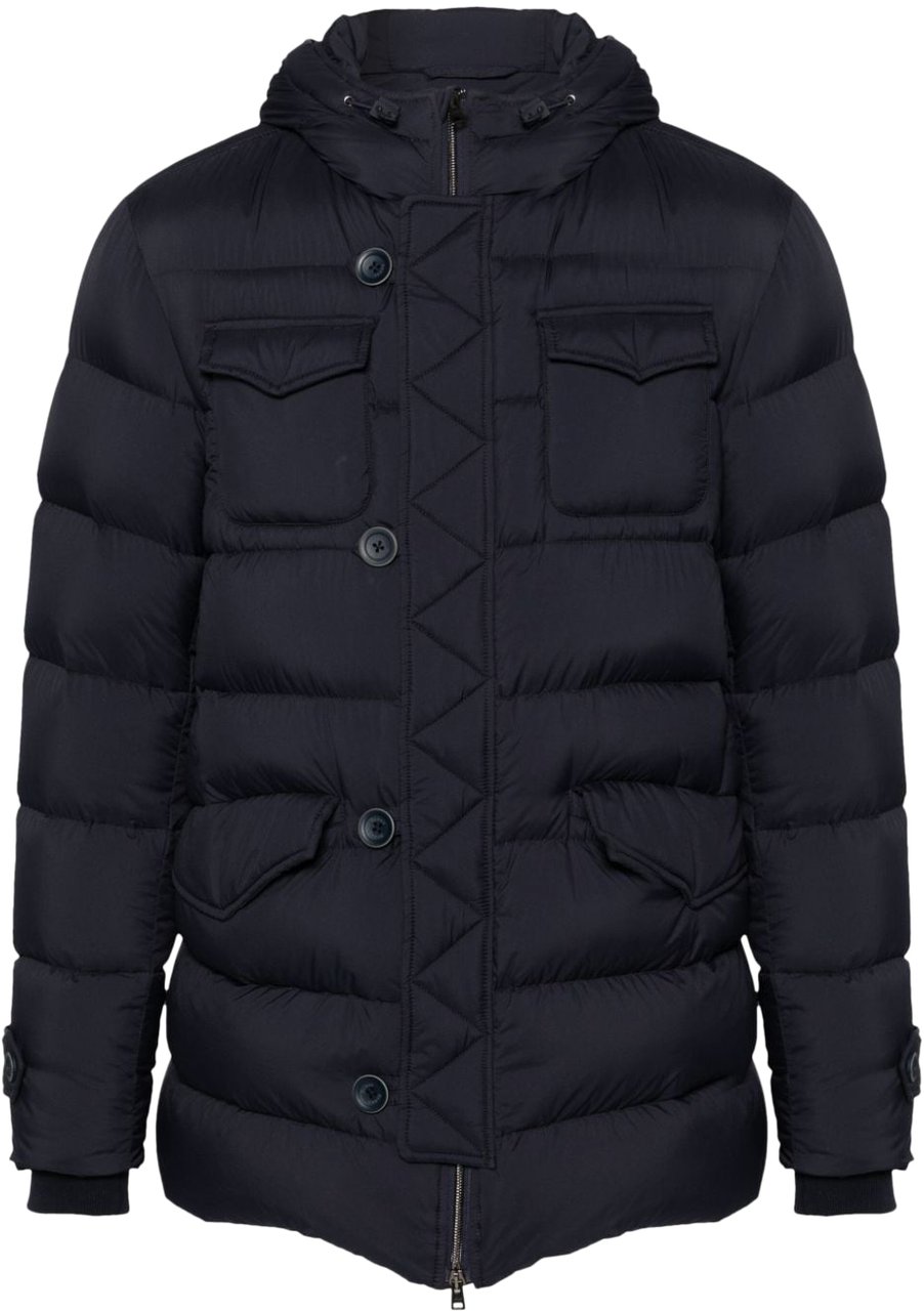 Herno Coats Blue Blauw