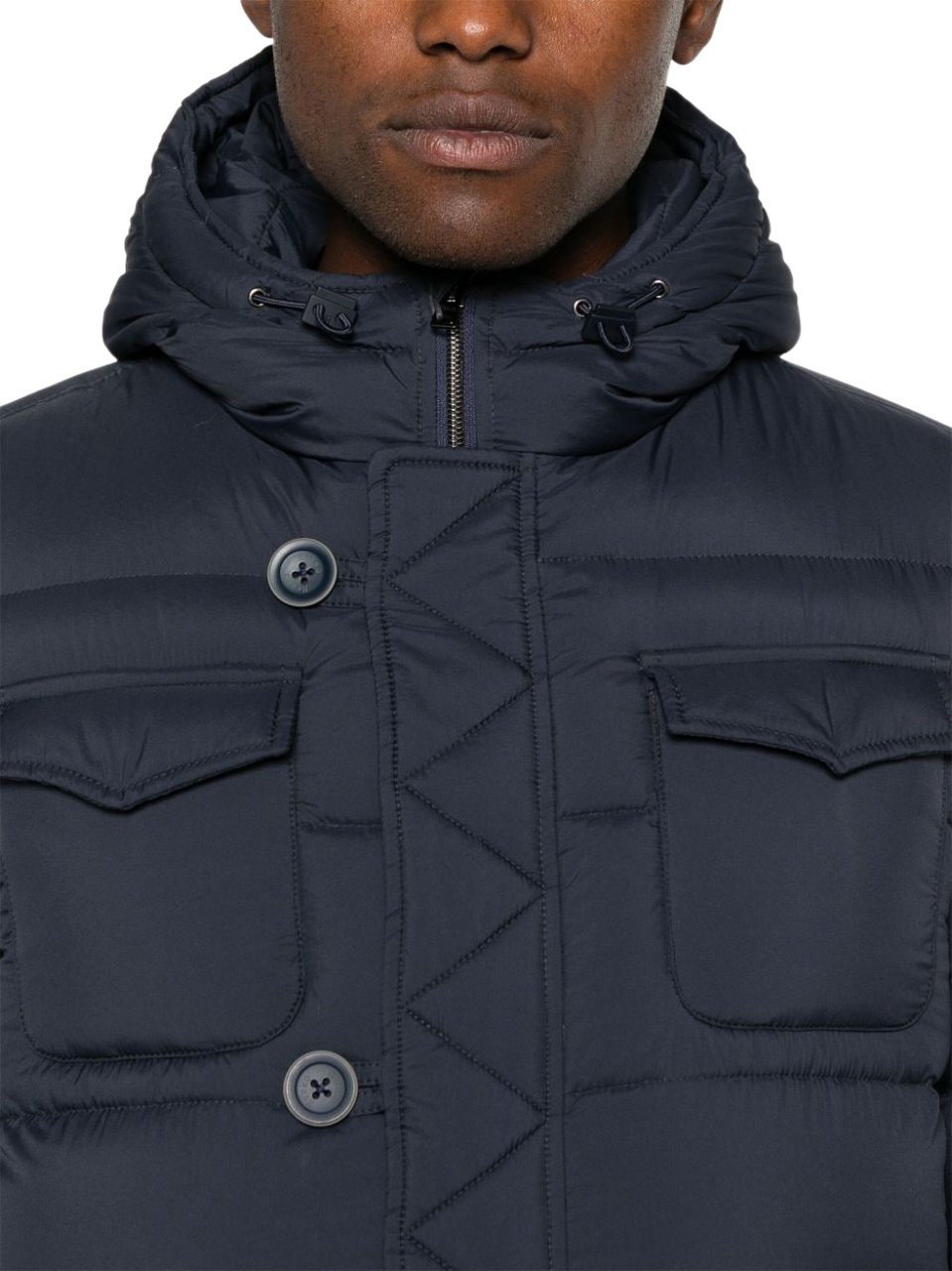 Herno Coats Blue Blauw