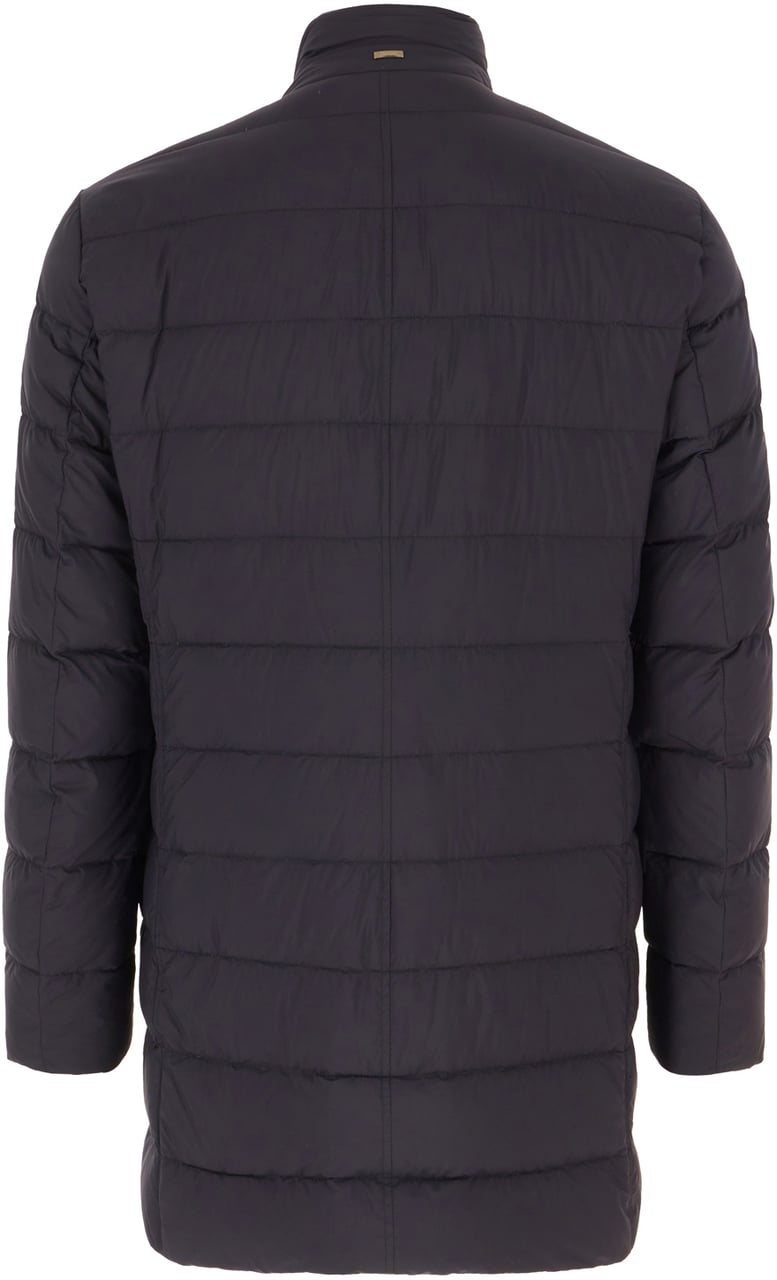 Herno Charcoal nylon down jacket Zwart