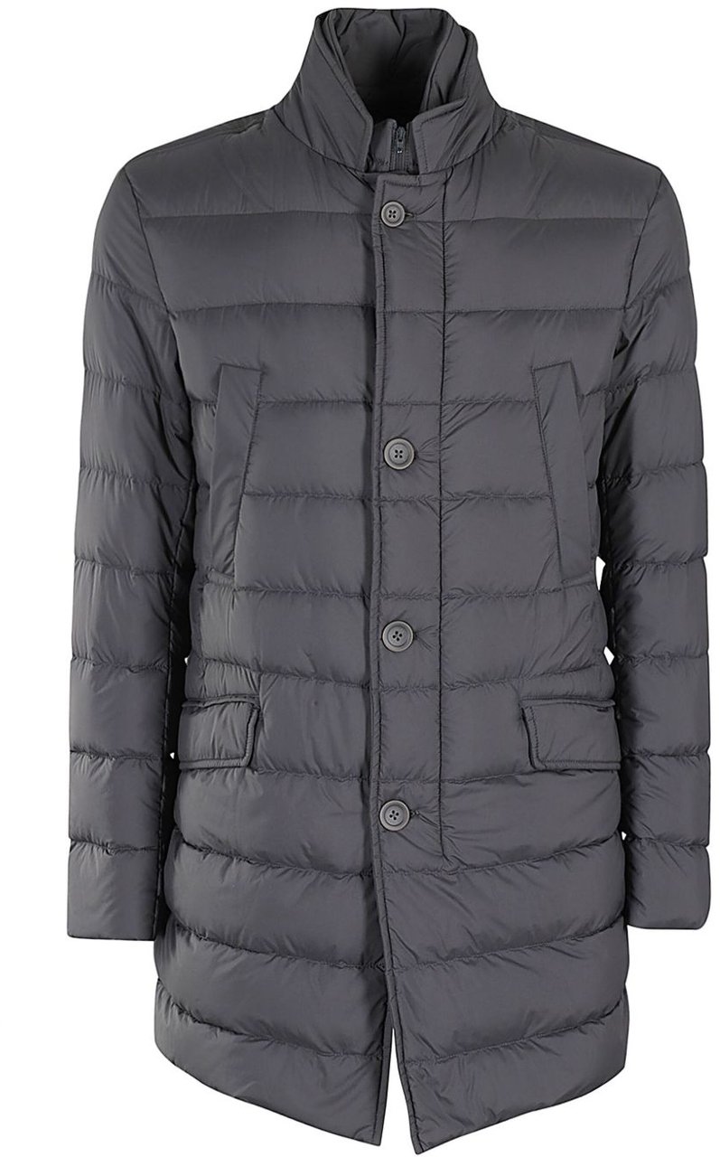 Herno Coats Anthracite Grijs