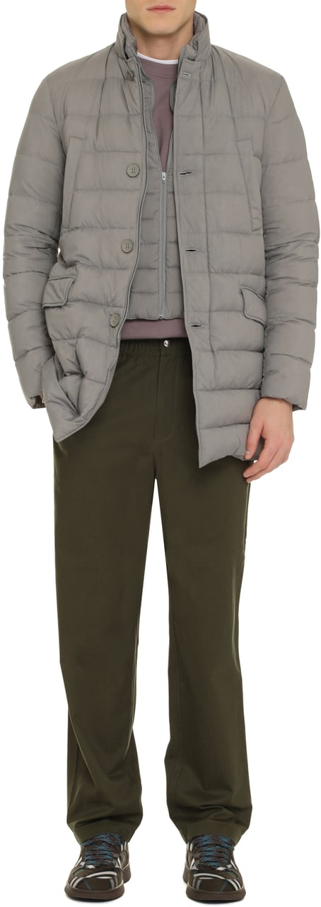 Herno Techno-nylon down jacket Grijs