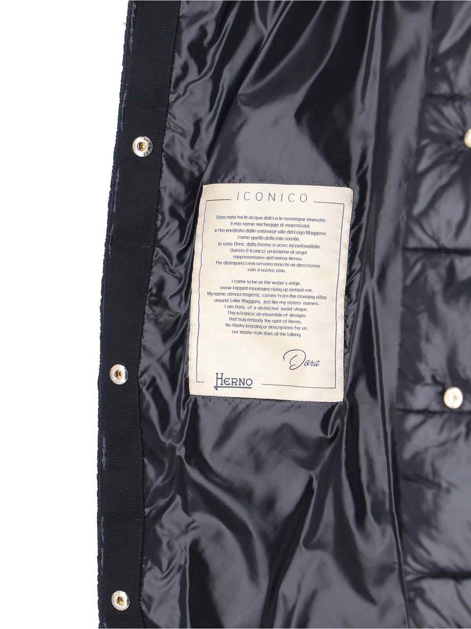 Herno Quilted Jacket with Structured Collar Zwart