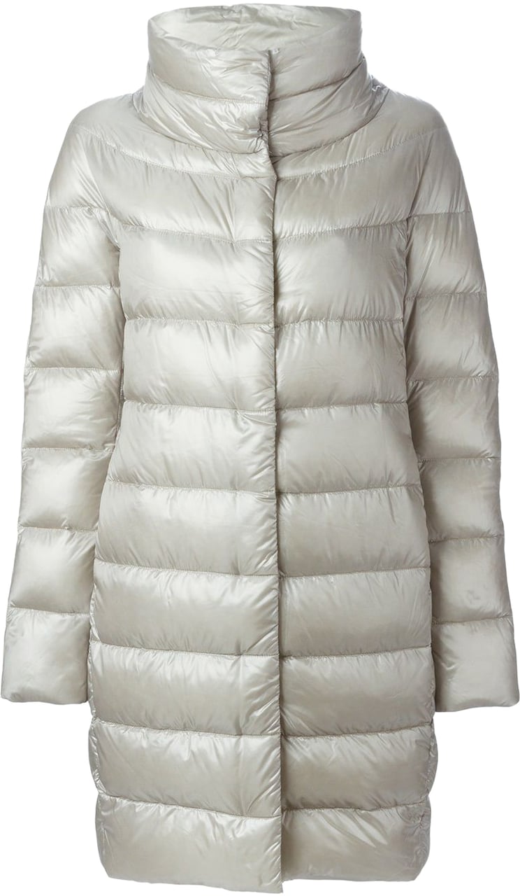 Herno Coats Light Grey Grijs