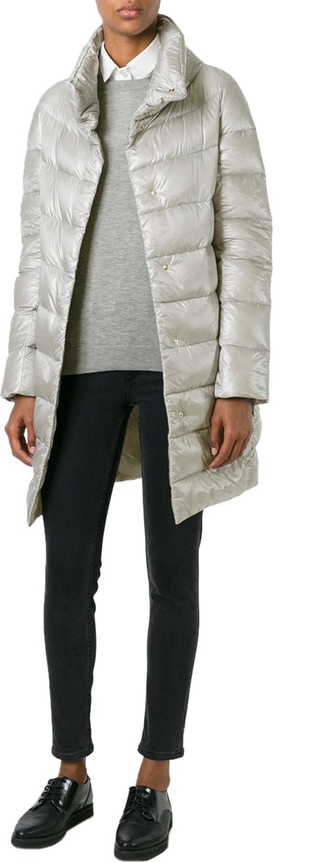 Herno Coats Light Grey Grijs