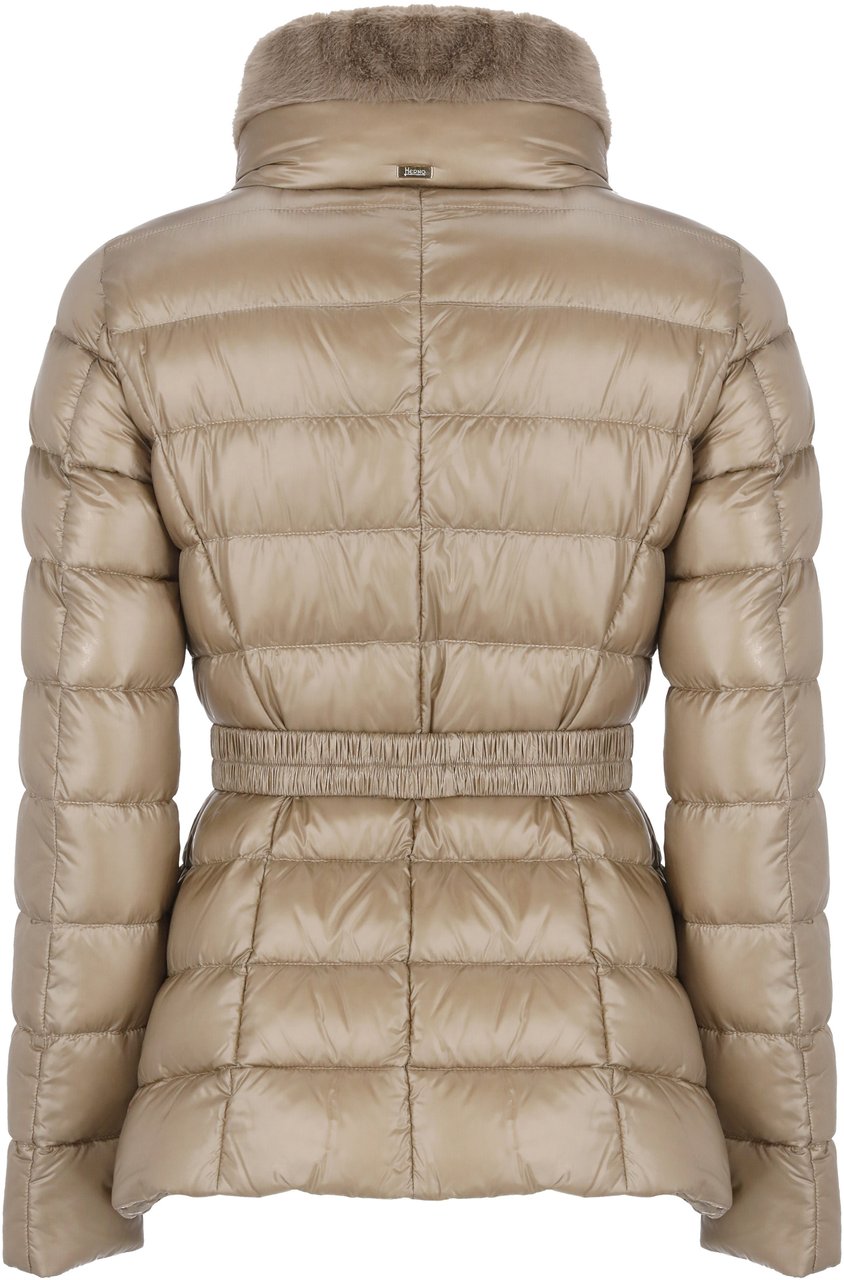 Herno Coats Beige Beige