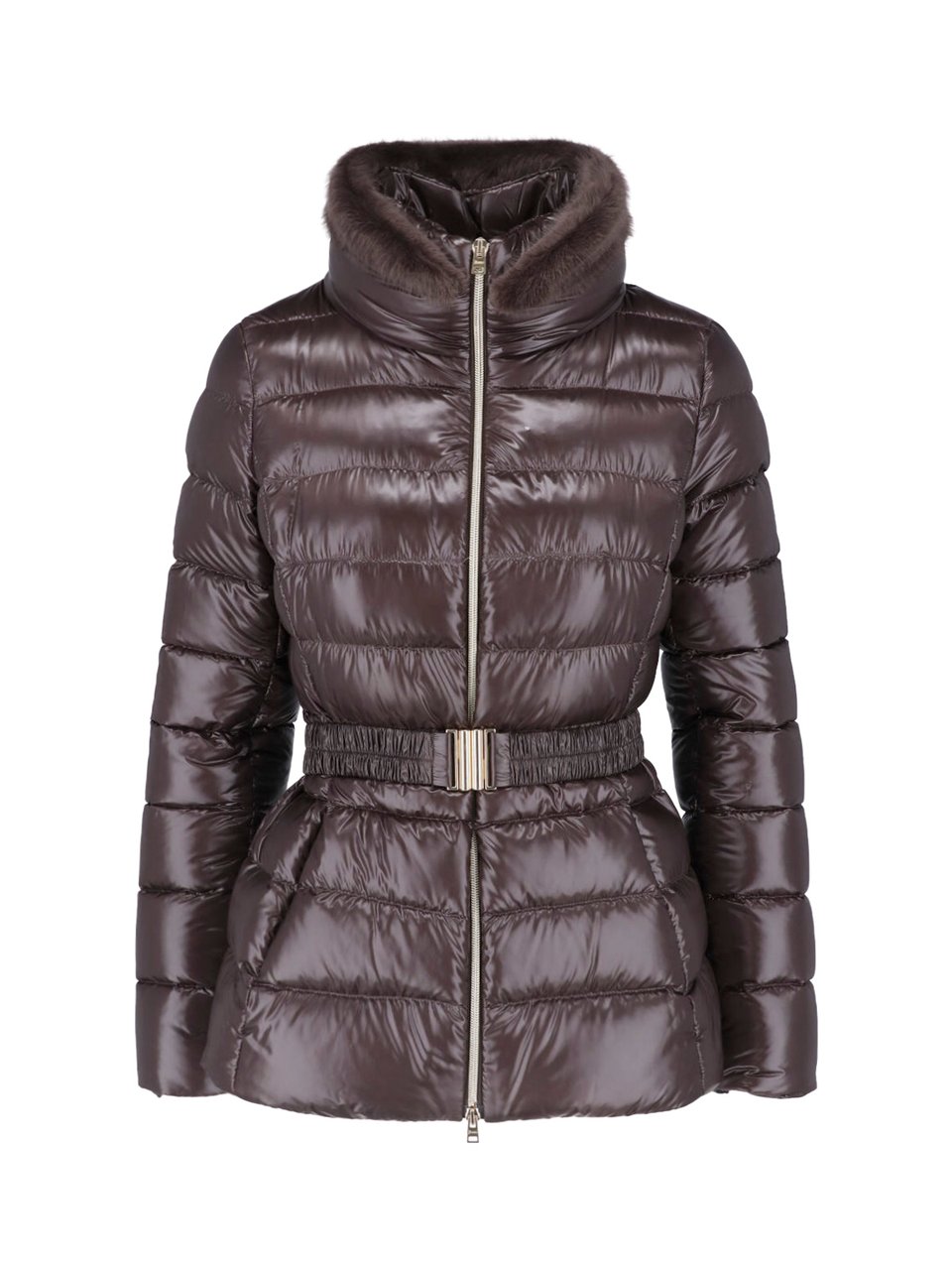 Herno Brown Claudia Waterproof Down Jacket Bruin