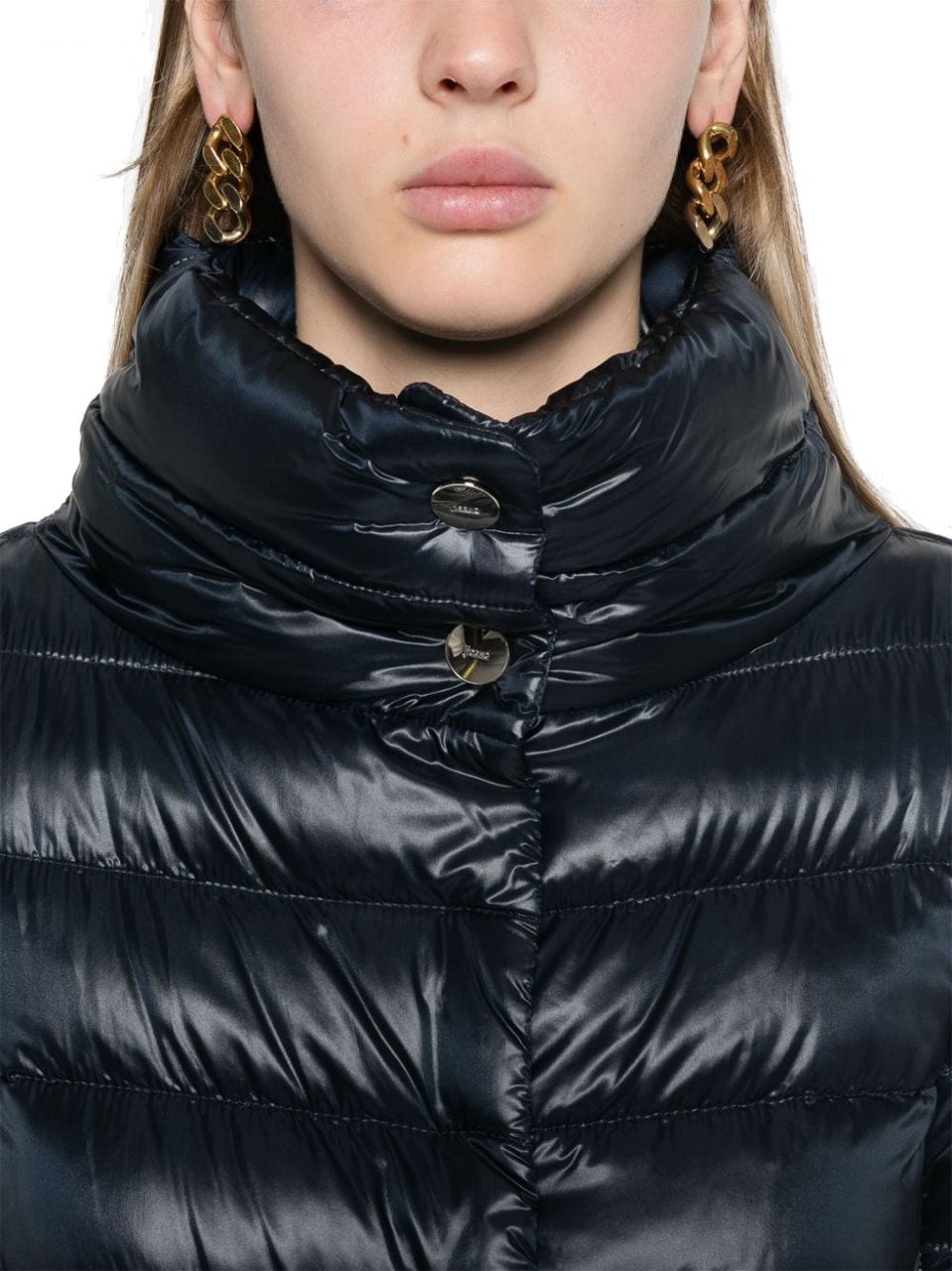 Herno Coats Blue Blauw