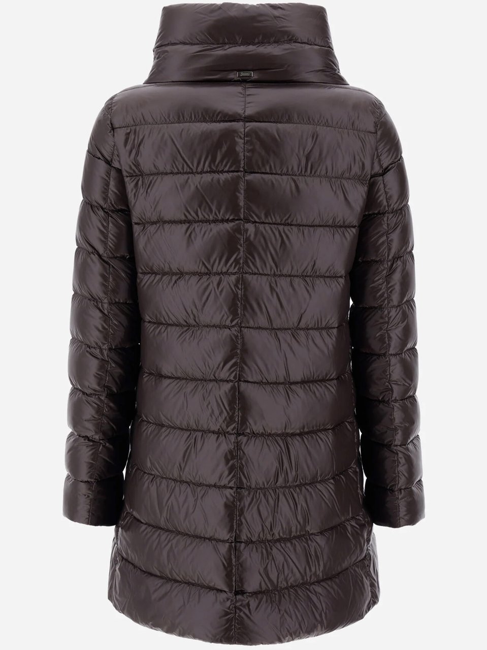 Herno Amelia Quilted High Collar Down Jacket Bruin