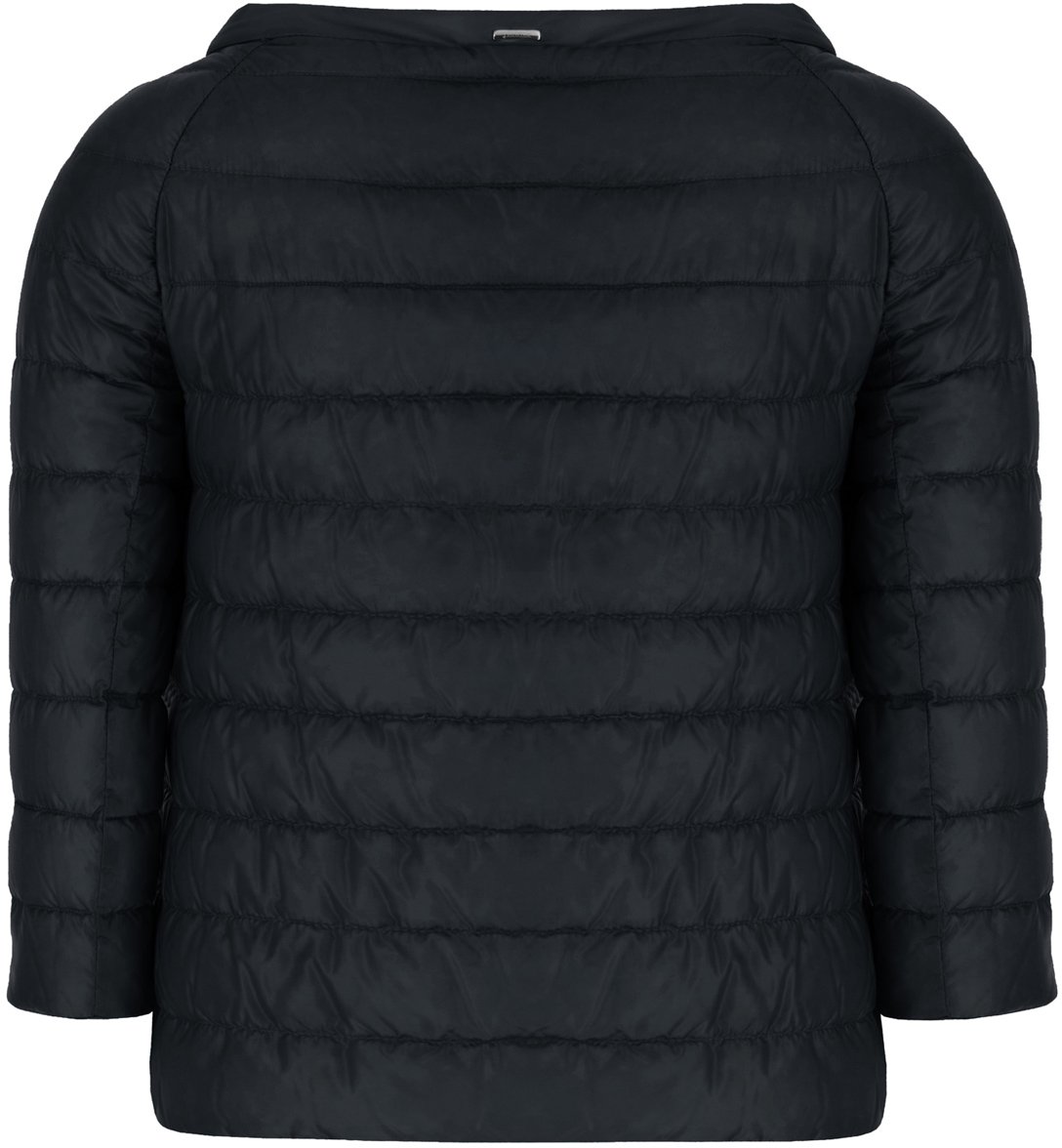 Herno Herno Navy blue nylon down jacket Blauw