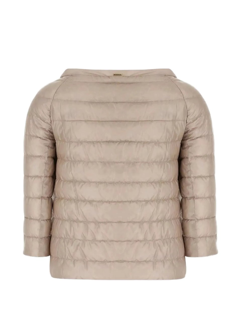 Herno Neutral Piumino Quilted Boxy Polyamide Jacket Roze