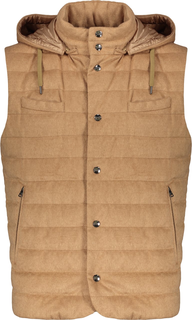 Herno Hooded bodywarmer Rood