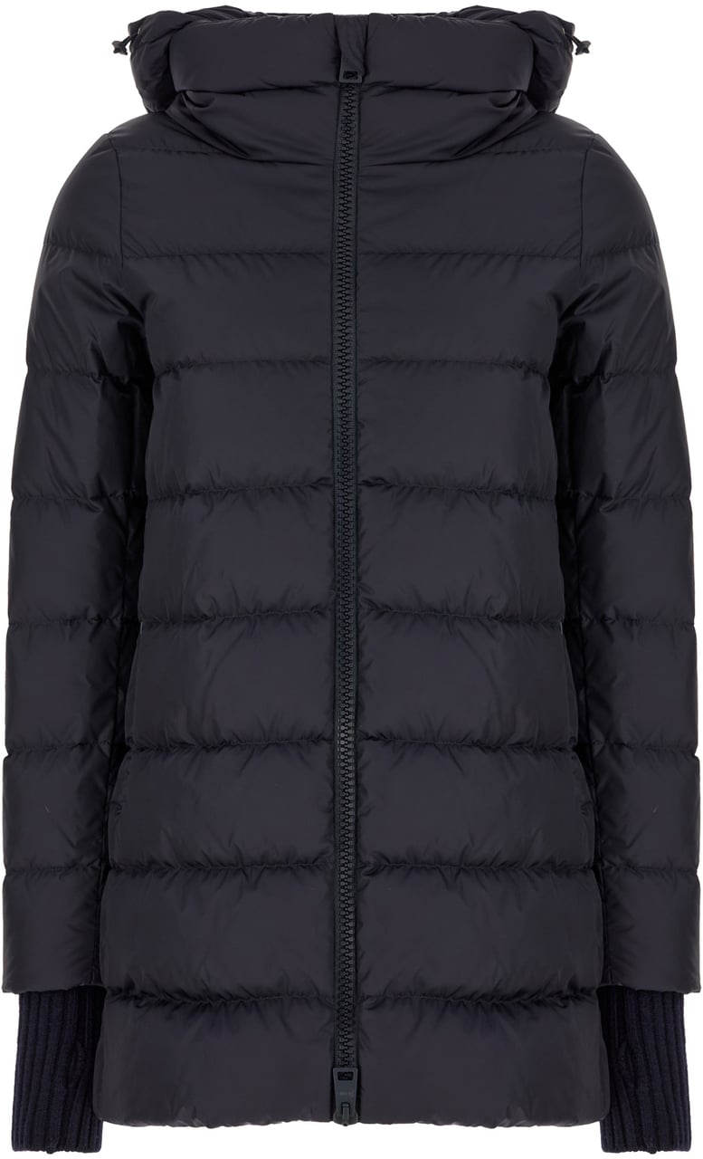 Herno Herno Midnight blue nylon down jacket Blauw