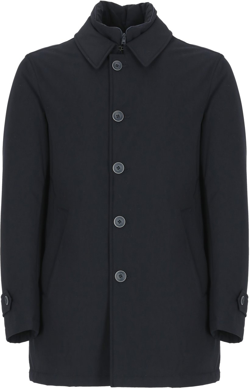 Herno Coats Blue Blauw
