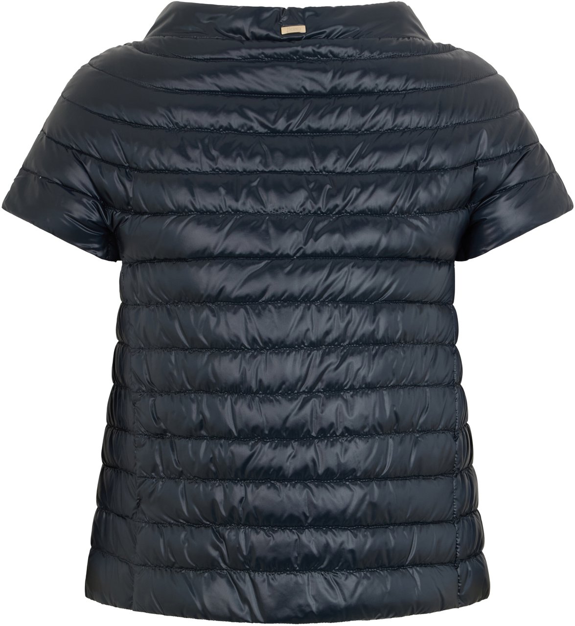 Herno Lightweight quilted jacket with short sleeves Blauw