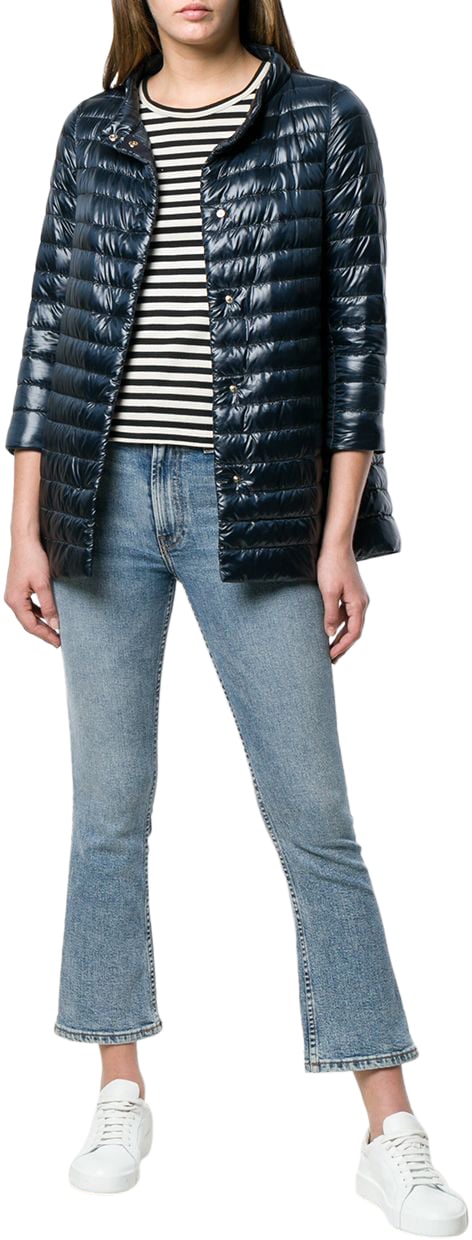 Herno Coats Blue Blauw