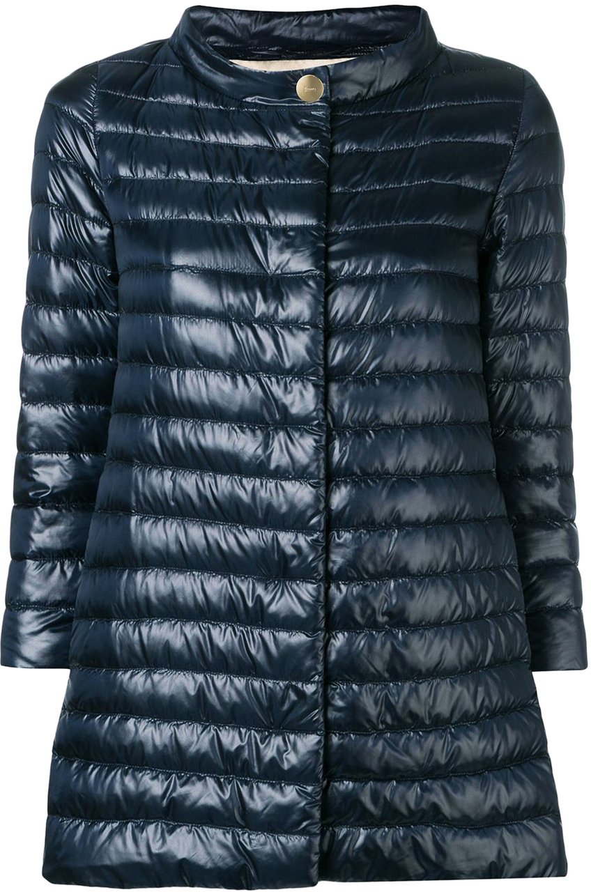 Herno Coats Blue Blauw