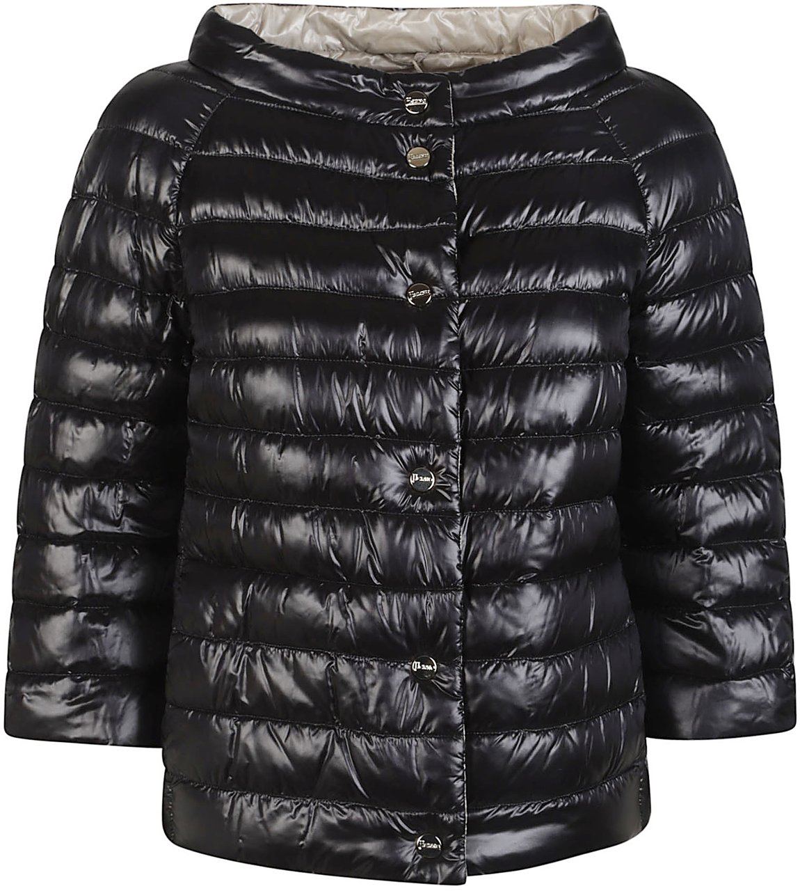 Herno Ultralight Reversible Cape Black Zwart