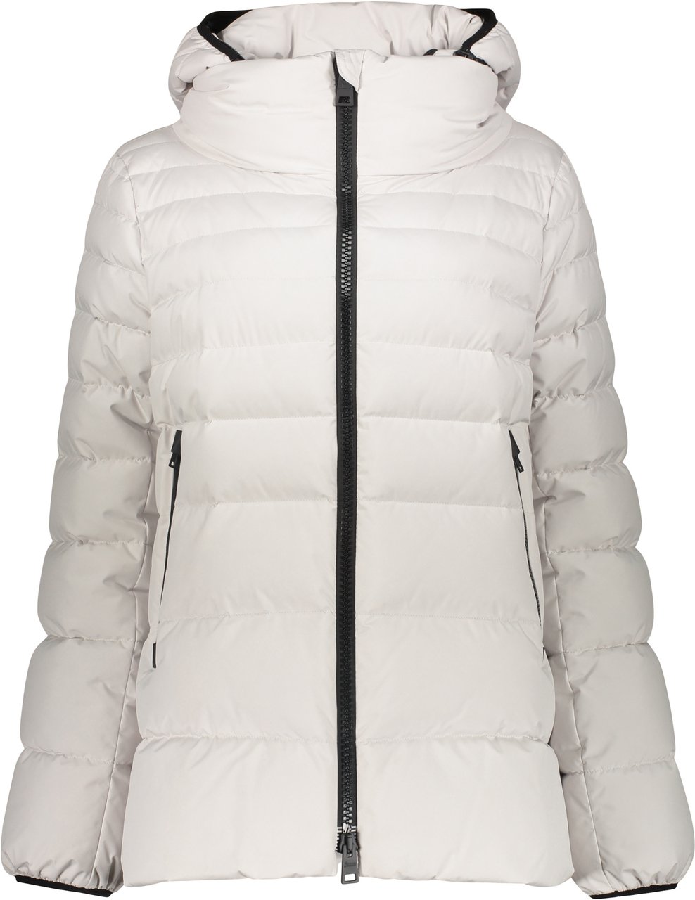 Herno Hooded full-zip down jacket Neutraal