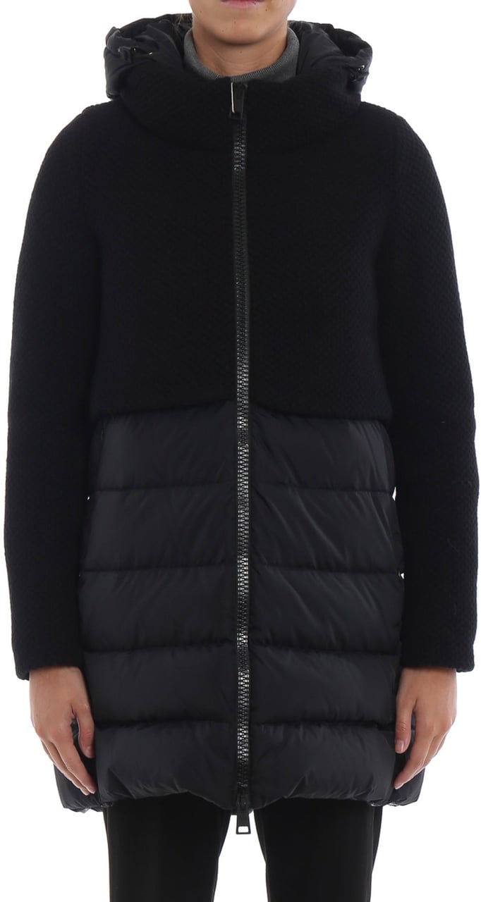 Herno HERNO Wool Down Coat Zwart