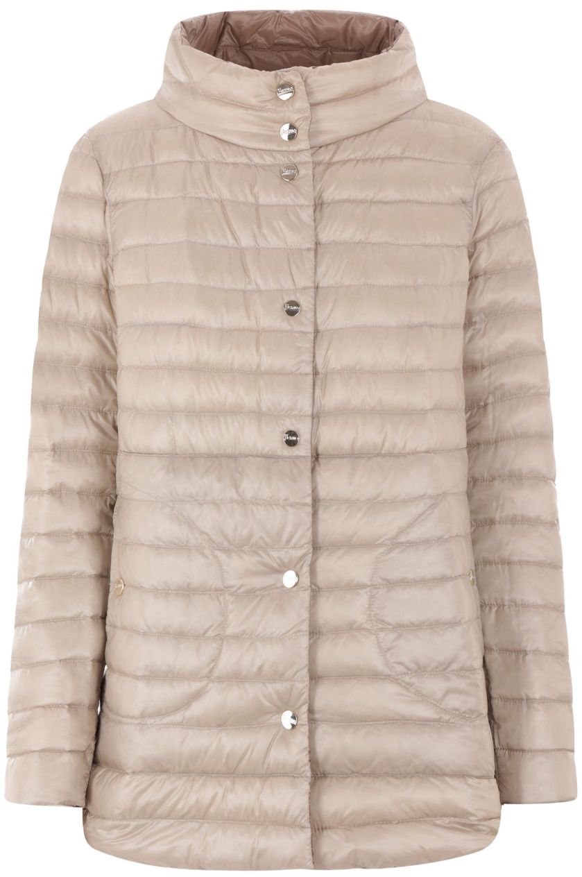 Herno Coats Marrone Taupe