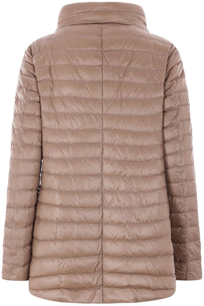 Herno Coats Marrone Taupe