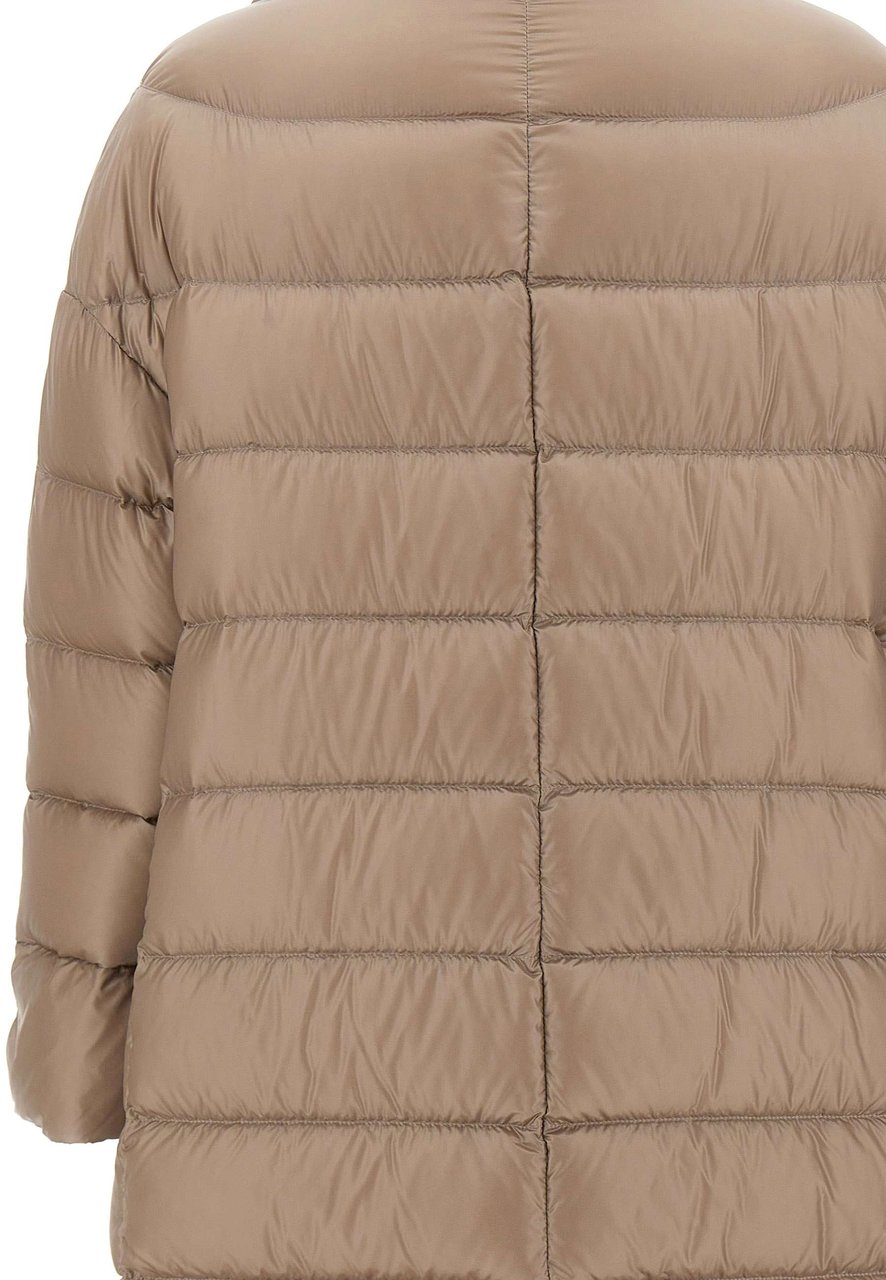 Herno Coats Beige Taupe