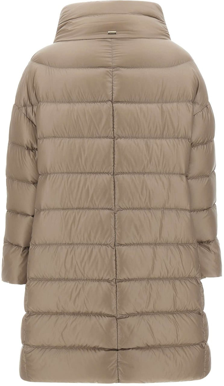 Herno Coats Beige Taupe