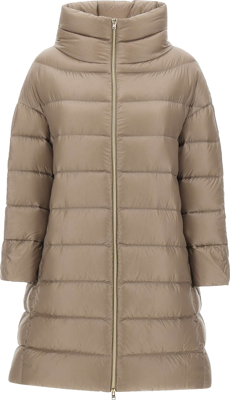 Herno Coats Beige Taupe