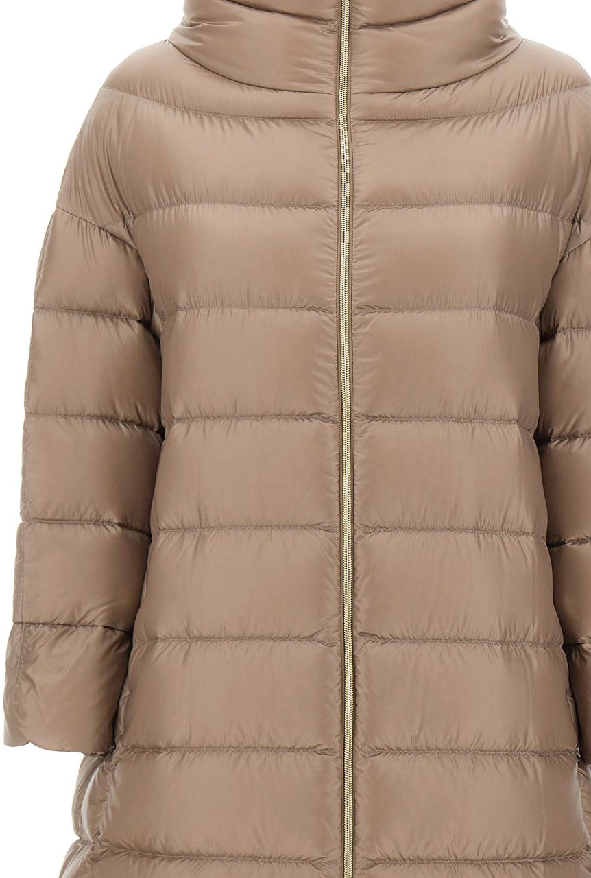 Herno Coats Beige Taupe