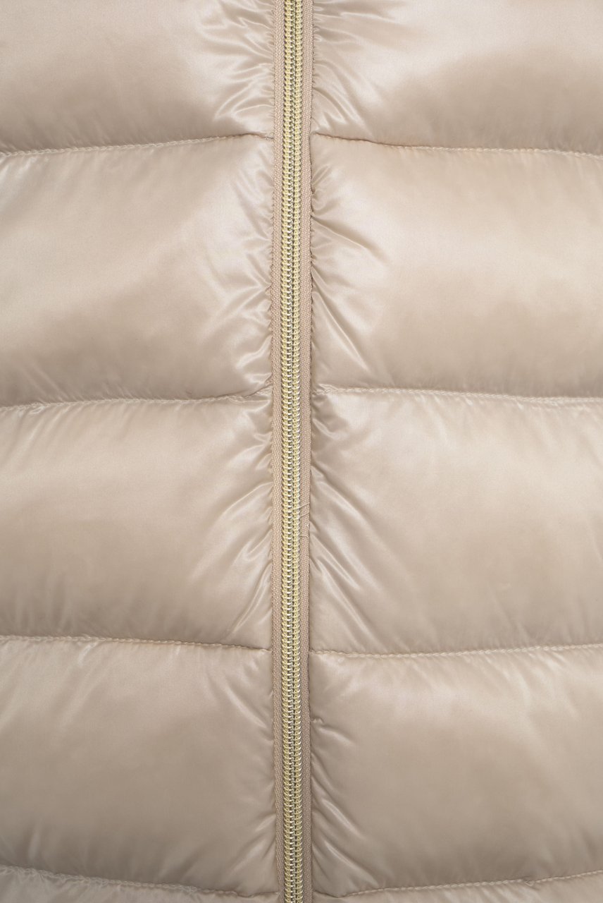 Herno Quilted down coat Beige