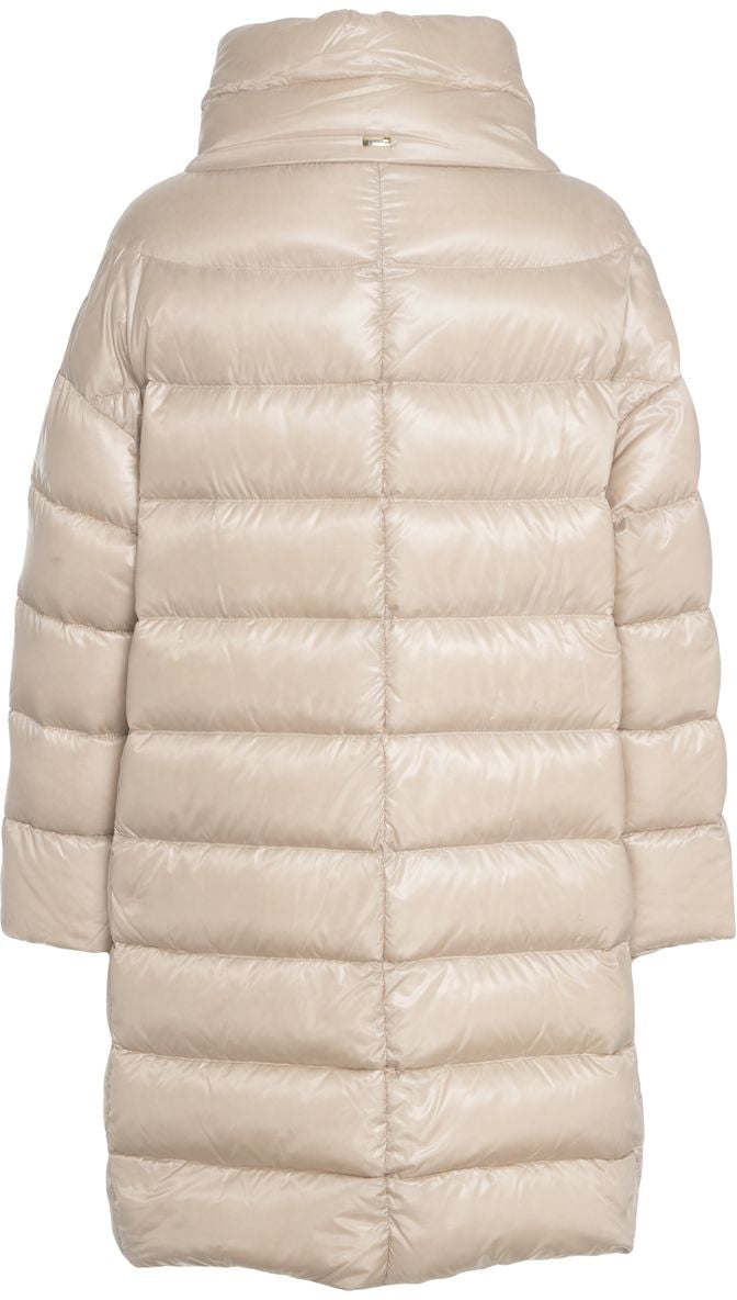 Herno Quilted down coat Beige