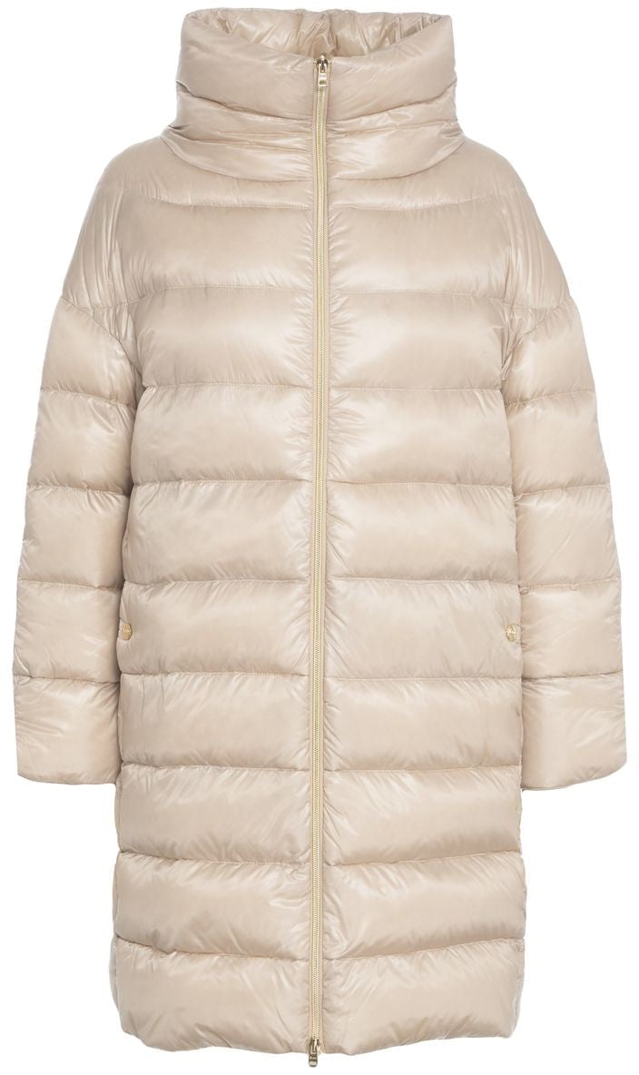 Herno Quilted down coat Beige