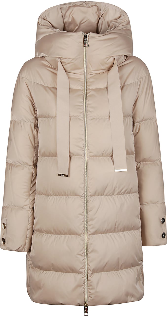 Herno A-shape Down Jacket Nude & Neutrals Beige